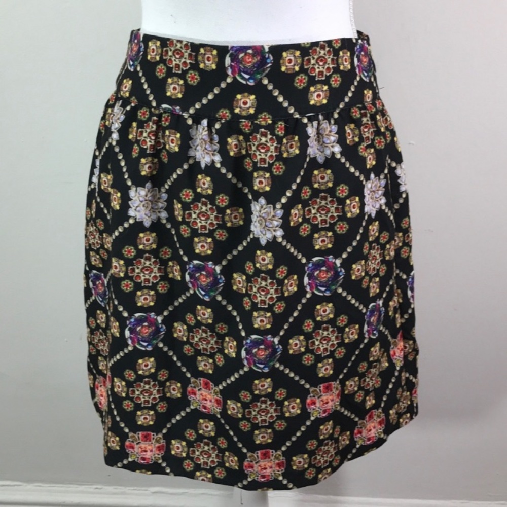 ⚡️Skies Are Blue skirt  jewel print stitch fix